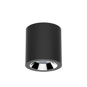 Светодиодный светильник VARTON DL-02 Tube накладной 160х150 мм 32 Вт 4000 K 35° RAL9005 черный муар